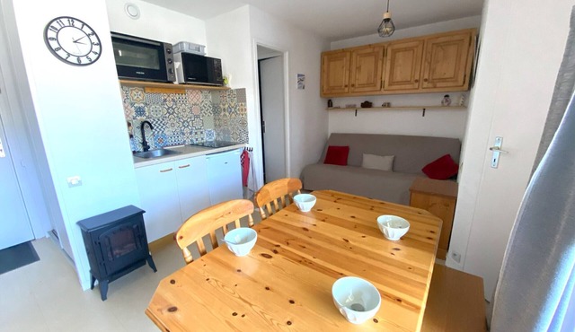Cozy 2-room apartment for 4 in Morillon 1100, near slopes