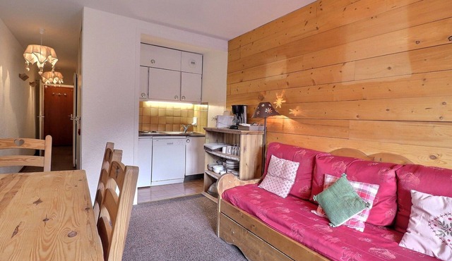 Cozy 2-room apt for 4 on the slopes in Méribel