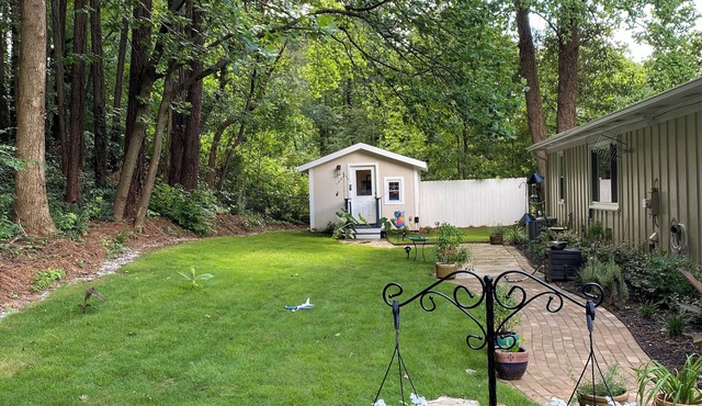 Cozy 2BR Home w/Office, Gym, & Backyard Near Trails, Parks, and Atlanta Fun