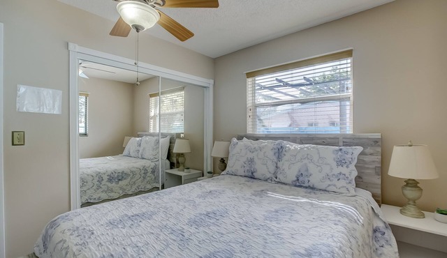 Cozy 3 bdr house is centrally located with heated pool