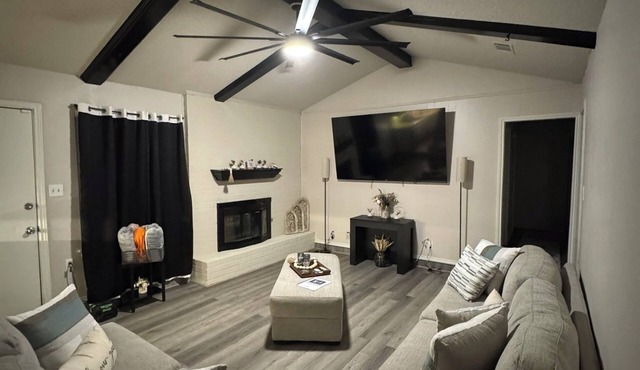 Cozy 3-Bed, 2-Bath Home in South Lubbock with Modern Upgrades & Cozy Living Room