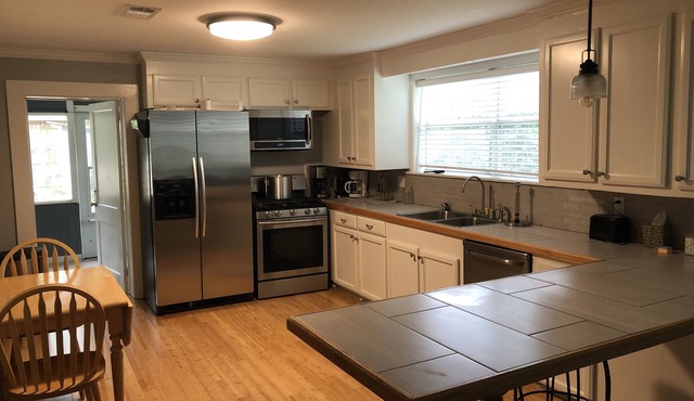 Cozy 3 bedroom house that sits on a secluded dead end road.