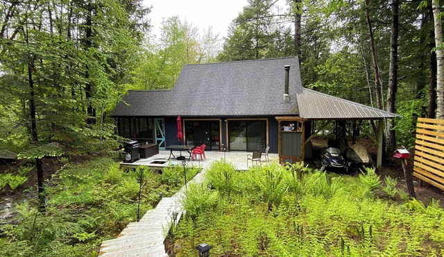 Cozy 3 BR house in Bridgton, steps from Moose Pond; 3 min drive to Pleasant Mtn