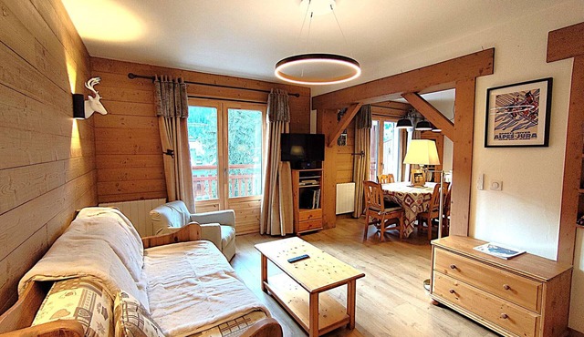 Cozy 3-room apartment, fireplace, garage, WIFI, Méribel