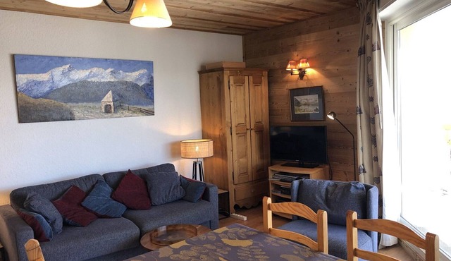 Cozy 3-room apartment, south balcony, Alpe d'Huez