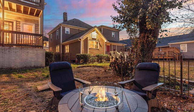 Cozy 3BR 2 bath + Firepit in Old Fourth Ward