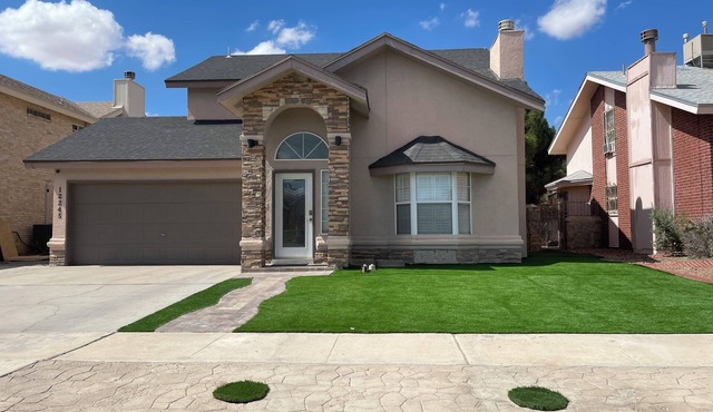 Cozy 4-bedroom house with AC and WiFi in peaceful El Paso