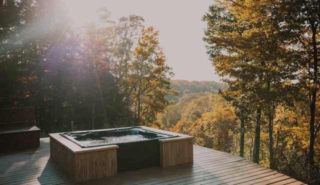 Cozy 4bdr cabin w/hot tub on the Muskegon River