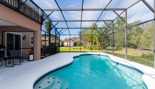 Cozy 5Bd w/Pool Single Family Close to Disney 106
