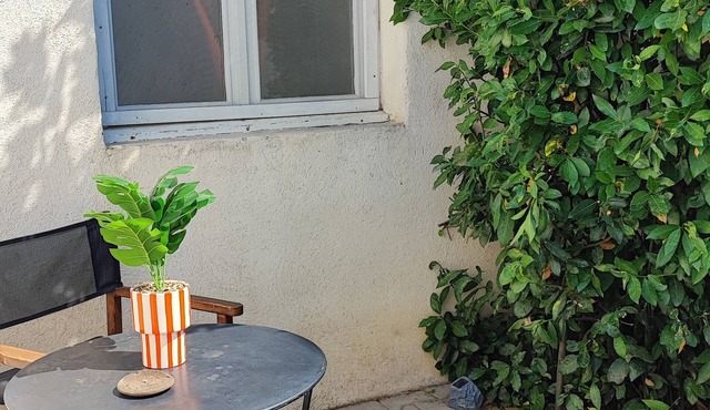 Cozy air-conditioned studio in Camargue with free parking, pets allowed