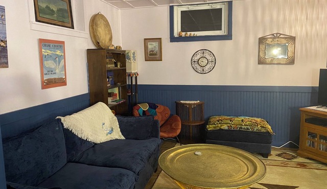 Cozy and Eclectic 2-bedroom basement apartment in charming Kearney