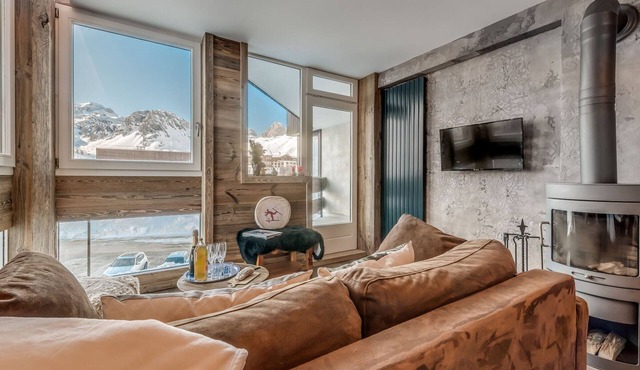 Cozy apartment in Tignes, 6 pers, sunny balcony