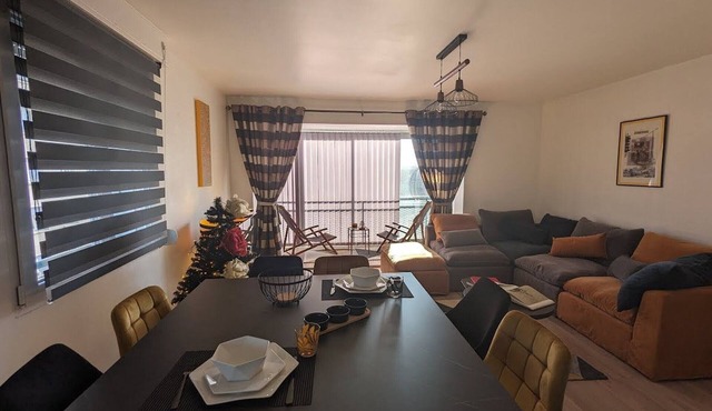 Cozy apartment in Épinal, 2 bedrooms, wifi, parking, small dog allowed