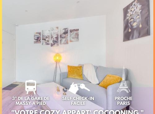 Cozy Appart 5 à 3' de la gare - Cozy Houses