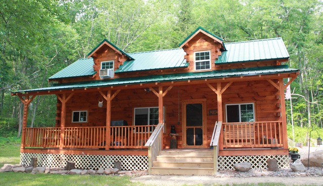 Cozy Authentic Amish Cabin, 5 Acres Of Privacy, 4 Wheel Trail, Snowmobile Trail