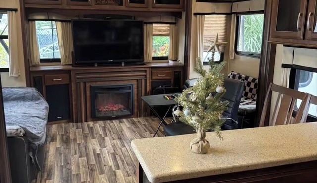 Cozy Backyard RV in Apopka/Orlando FL with AC