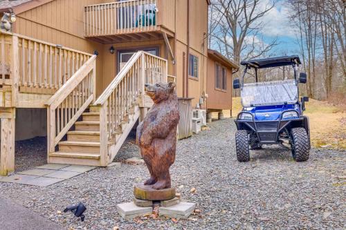 Cozy Bear Den Cabin | Game Room and Golf Cart