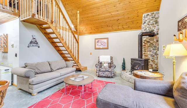 Cozy Birchwood Retreat on UTV Trail w/Hot Tub!