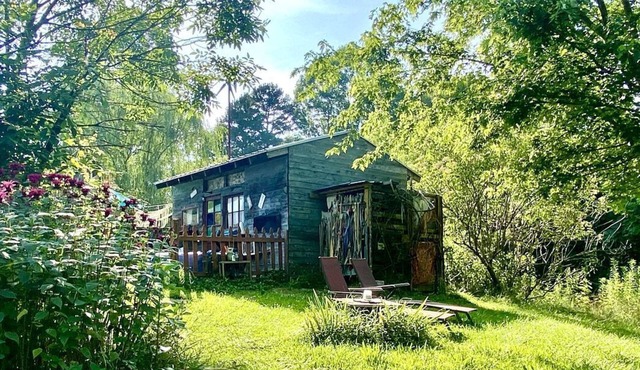 Cozy Bohemian Cottage Glamping with Rescue Animals near Starry Skies – Ararat, NC