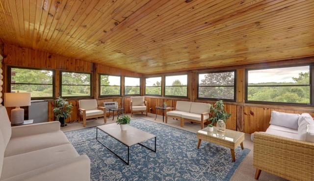 Cozy Brookville Home with Fire Pit and Deck!