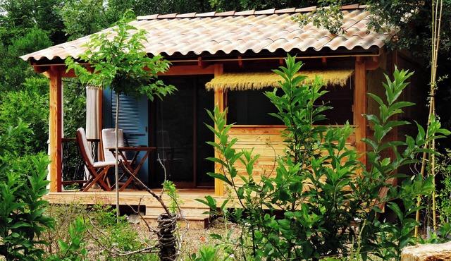 Cozy cottage under the oaks with outdoor kitchen, ideal for recharge.