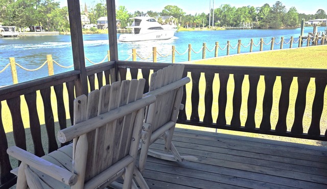 Cozy Cabin 2 on the ICW Waterfront. Book your Spring and Summer vacations now!