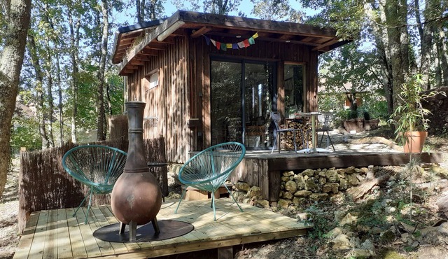 Cozy cabin cottage on the edge of the woods for a rejuvenating stay
