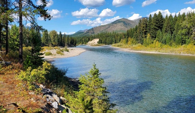 Cozy cabin on the wild & scenic North Fork of Flathead River near Glacier Park