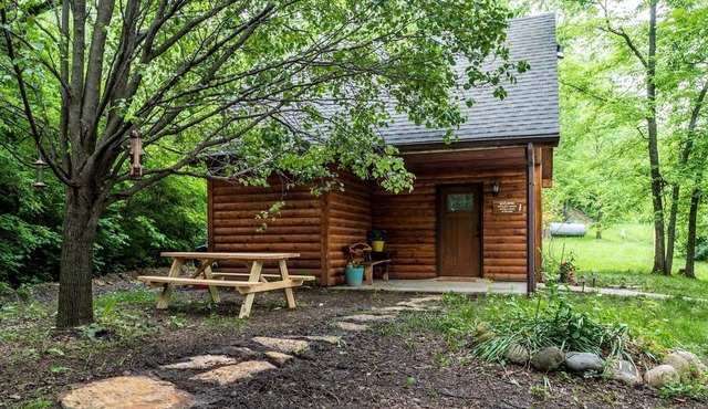 Cozy Cabin Rental on Sacred Land Ideal for Glamping in Kansas