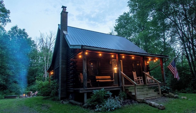 Cozy Cabin tucked in the woods. Pet-Friendly! 7 minutes from Ellicotville!