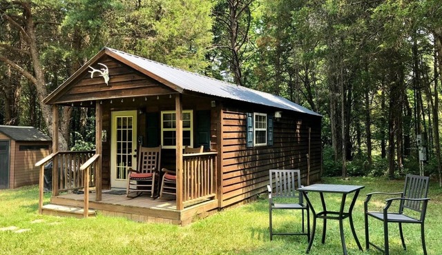 Cozy Cabin w/firepit, tucked in the woods on a Kentucky farm. Nature awaits!