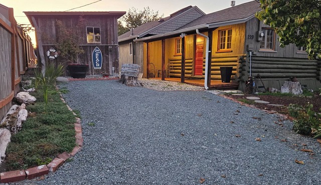 Cozy cabin with AC & WiFi in charming Camano Island. Walk to beach.