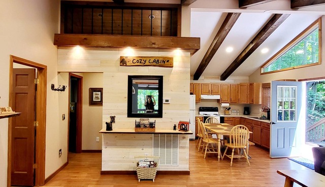 Cozy Cabin with Firepit, Central A/C