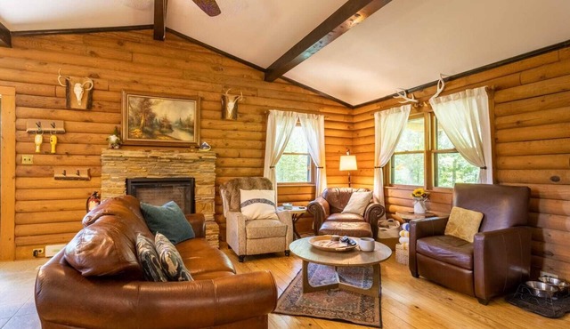 Cozy Cabin with Hot Tub and Fire Pit