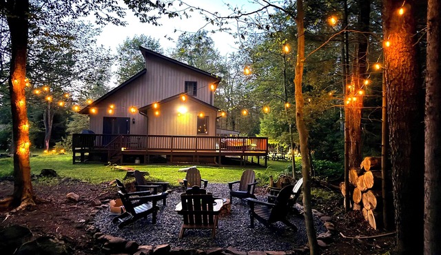 Cozy Cabin with Pond, Game Rm, Pool & Fire Pit