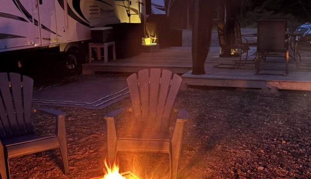 Cozy Camper setup, off grid