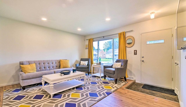 Cozy Center Line Home w/Fenced Yard & Office