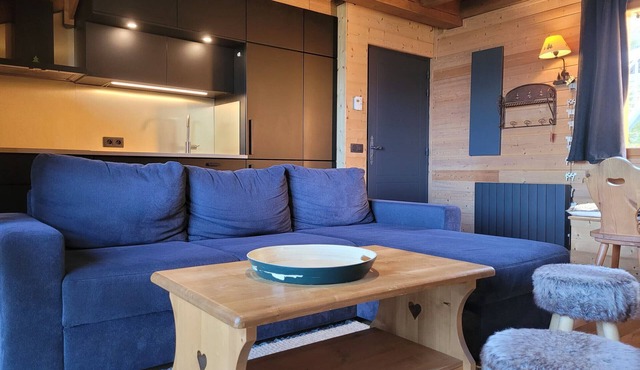 Cozy chalet with terrace in Pra Loup, near ski lifts