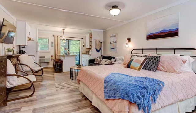 Cozy Chic Lake Lure Studio Rumbling Bald Resort Access!