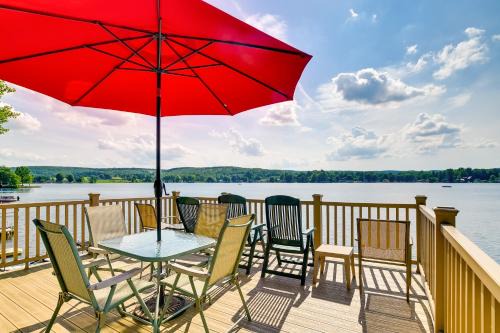 Cozy Cohocton Cottage w/Private Beach & Deck!