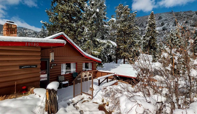 Cozy Colorado cabin with large deck, free WiFi, quiet location