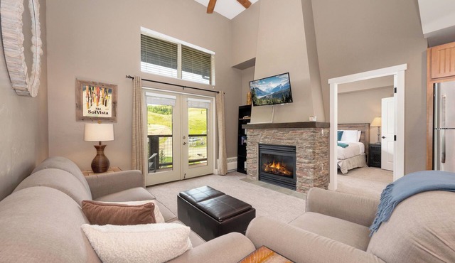 Cozy Condo: Ski In/Out with Slopeside Views at Base Camp One