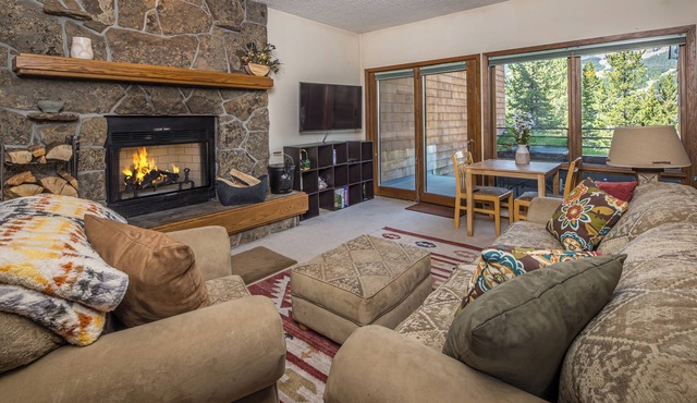 Cozy condo w/fireplace, Private Balcony
