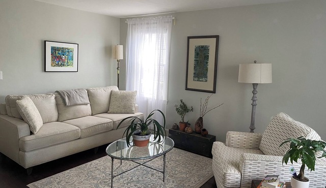 Cozy cottage with AC. Walk to downtown.