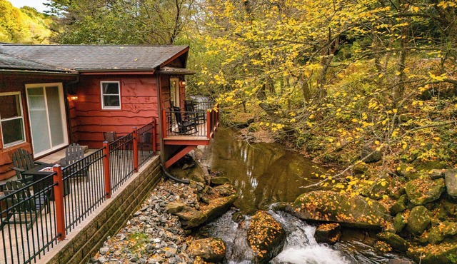 Cozy Creekside Cottage in Boone Fire Pit 15 min to App Ski!