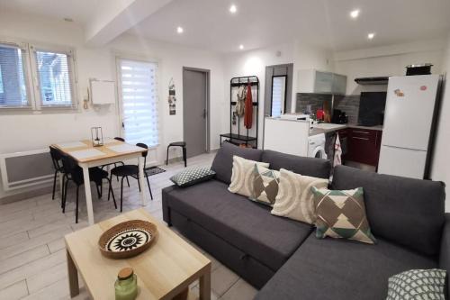 Cozy deux pieces, terrasse, en centre ville