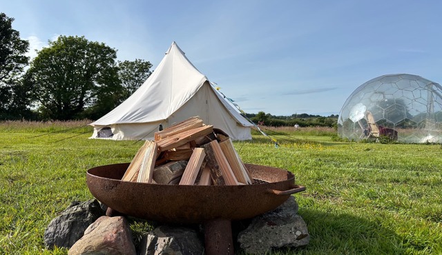 Cozy Dog Friendly Hot Tent With Log Burner & Logs