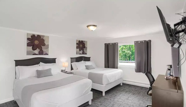 Cozy Double Queen Room 105 at Halifax Innnn