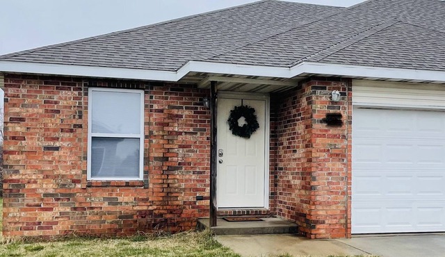 Cozy duplex in quiet neighborhood right down the road from city park.