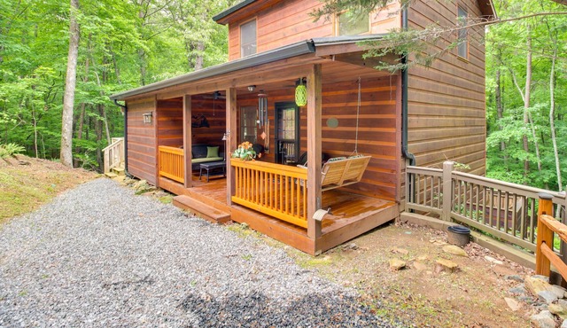 Cozy Ellijay Cabin w/ Deck + Indoor Pool Access!